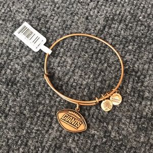 NWT Alex and Ani New York Giants Football Bracelet